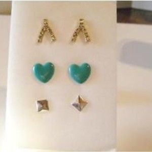 Mark Triple Threat Earring Set by Avon Stud
